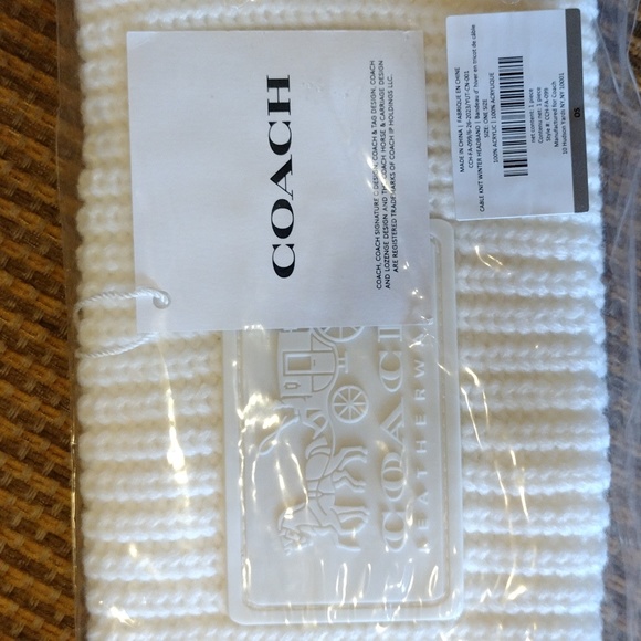 * New in packaging* Coach sweater headband - Picture 4 of 4